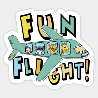 Fun Flight Sticker